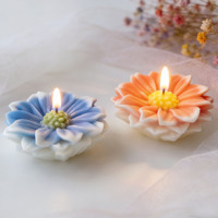 Cetakan Kue Silikon Lilin Aromaterapi Bunga Ranunculus Mei Ranunculus, Ide Baru untuk Dekorasi Bunga DIY