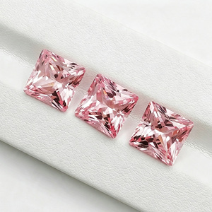 Precio de Fábrica al por Mayor: Gemas Sueltas de Turmalina Cultivada en Laboratorio con Corte Princesa y Rubí Multicolor de Laboratorio de 5*5mm-8*8mm - Product Image 3
