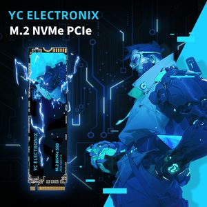 YC ELECTRONIX USB Typ C 3.0 RGB LED 2GB tragbarer NVMe M.2 externer neuer Festplatten-externer Laptop - Product Image 2