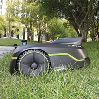 Pemotong Rumput Robot Navigasi RTK Desain Tanpa Kabel dan Tanpa Batas Kontrol Aplikasi Penjadwalan Otomatis untuk Kebun Rumah 1500m²