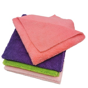 Vải Lau Sợi Siêu Nhỏ Dài/Ngắn Không Viền Hai Cọc Nhà Sản Xuất OEM Khăn Lau Vải <span class=keywords><strong>Terry</strong></span> Rửa Xe - Product Image 3