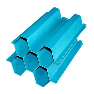 UV Resistant Honeycomb Industrial Sedimentation Tank Inclined Pipe Media, PP PVC Tube Settler for Water Treatment