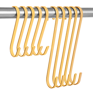 Vàng màu <span class=keywords><strong>S</strong></span> Shaped kim loại móc áo móc cho phòng tắm Cách <span class=keywords><strong>s</strong></span>ử dụng - Product Image 5