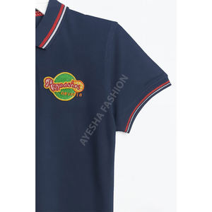 Été Anti-Rides Piqué Coton Tricoté Enfants pour Chemises Poche Multicolore Imprimé Manches Courtes Mignon Vêtements pour Enfants - Product Image 3