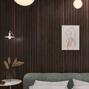 KASARO 2400x600 paneles acústicos pared a prueba de sonido Foan acústico paneles de madera listón madera Panel acústico <span class=keywords><strong>Akupanel</strong></span> - Product Image 4