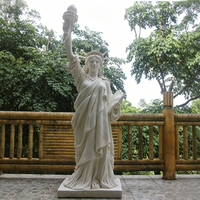 Sculptures personnalisées en fibre de verre, figurines décoratives occidentales, sculptures en résine, trophées, Statue de la Liberté, USA et Europe