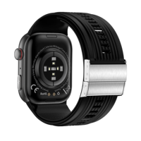 Stilvolles, hochwertiges KI-gestütztes Gesundheitsdatenanalyse-Armband mit Stresserkennung, 290mAh Akku, IP67, S105, leichtes Luftpumpen-Smart-Armband