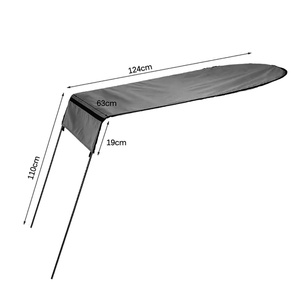 Classic Travel Boat <b>Umbrella</b> with 190T Nylon Fabric Durable Sun Protection 120cm Open Diameter for Dinghy Use - Product Image 3