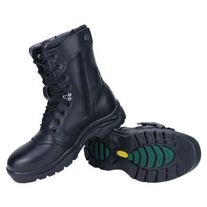 Nieuw Ontwerp Zwart Lederen Tactische Laarzen Met Rits - Product Image 6