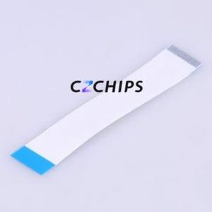 KH-FFC-V1.0-17P-100MM FFC Cable (Flexible Flat Cable) P=1mm Connector 17P 1mm 0.3mm Reverse - Product Image 2