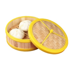 Cesta de bambú para cocinar al vapor estilo Hong Kong, uso comercial, sin tapa, no apta para estufa - Product Image 5