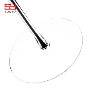 Lot de coupes à <span class=keywords><strong>vin</strong></span> et champagne en <span class=keywords><strong>verre</strong></span> cristal, style classique, avec pied <span class=keywords><strong>noir</strong></span> et finition gris <span class=keywords><strong>fumé</strong></span>, pour la vente en gros - Product Image 6