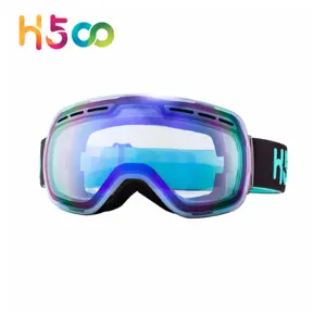 Uv400 Magneet Logo Aangepaste Reflecterende Coating Anti Fog Man Snowboard Maskers Sneeuw Schnelle Brilles Jet Neive Skibril