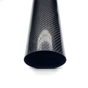 <span class=keywords><strong>Tube</strong></span> rond en fibre de carbone de qualité supérieure de taille personnalisée Produit léger de haute qualité pour le sport et les applications industrielles - Product Image 6