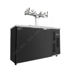 <span class=keywords><strong>Distributeur</strong></span> de bière commercial en acier inoxydable avec système de robinetterie et réfrigération électrique 220V pour fêtes - Product Image 4