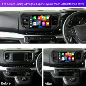 Radio de Coche Android de 9 Pulgadas y 2 DIN para Peugeot Expert <span class=keywords><strong>Toyota</strong></span> <span class=keywords><strong>Proace</strong></span> 2016-2023, 2G 64G, Pantalla Táctil, Estéreo para Coche, Reproductor de Video GPS - Product Image 2