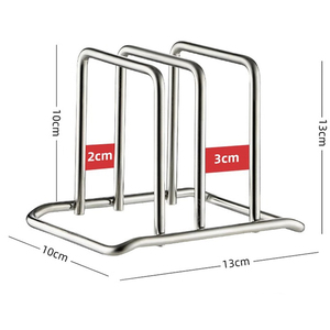Nuevo Diseño de Soporte Multifuncional para Tablas de Cortar y Tapas de Ollas de Acero Inoxidable 304 para Cocina - Product Image 3
