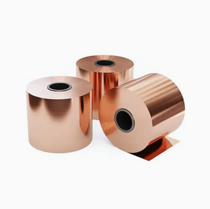 Double rouleau de feuille de laiton poli 99.98% pureté C11000 pour batterie avec services de coupe par pliage de soudage - Product Image 2