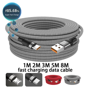 สายต่อขยาย USB Type-C และ USB-A รองรับการชาร์จเร็ว 5A และการถ่าย<span class=keywords><strong>โอน</strong></span><span class=keywords><strong>ข้อมูล</strong></span> สำหรับโทรศัพท์มือถือ Realme <span class=keywords><strong>OPPO</strong></span> Android ความยาว 1-8 เมตร - Product Image 1