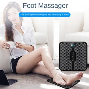 TENS Intelligent And Convenient Foldable Foot Massage Pad Plastic Leg Plantar Muscle Massager 8 Modes 20 Gears