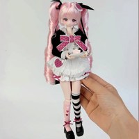 100% Original Saturday Girls Wantime Cutie Figure BJD Blind Box Set Six Movable Dolls Figurines Trendy Toys Collectibles Dolls