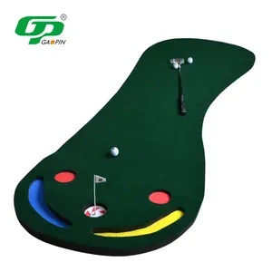 Thảm Chơi Golf Par 3 Màu Xanh Lá Cây-Sử Dụng Trong Nhà & Trong Vườn-Phụ Kiện Tập Luyện Chơi Golf