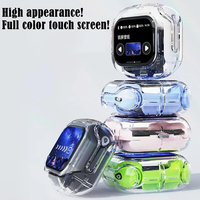 Casque d'écoute AirMax Smart Touch Screen Transparent Charger Case Headset Long Life Noise Cancelling Earphone Wireless TWS Earbuds A9