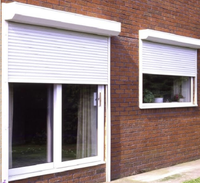 Persianas Enrollables Automáticas de Aleación de Aluminio con Control Remoto, Ahorro de Energía, Resistentes a la Intemperie, Seguras, Tamaño Personalizado para Villa