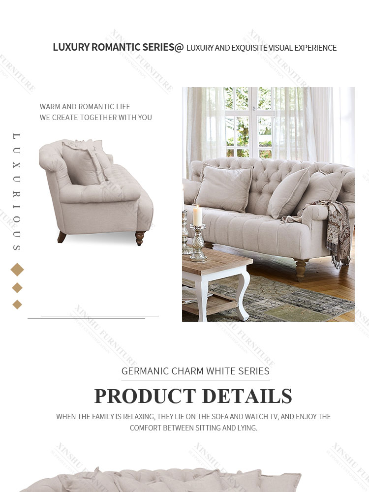 Nordic Style Fabric Sofa Modern Living Room L-shaped Sofa Technology Fabric High Rebound Sponge Sofa Home Set