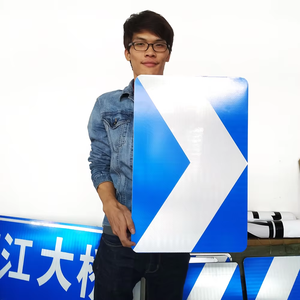 Chevron Traffic Sign Boards Señal DE SEGURIDAD Aluminio Fluorescente Italia Custom Philippine Road Signs - Product Image 3