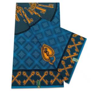 Thời Trang Nigeria DIY Dress Chất Liệu Phi Cotton <span class=keywords><strong>Polyester</strong></span> Wax <span class=keywords><strong>In</strong></span> Vải Bất SÁP 6 <span class=keywords><strong>Yards</strong></span> - Product Image 5