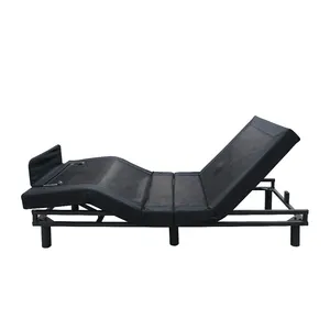 <span class=keywords><strong>Lit</strong></span> intelligent moderne avec télécommande filaire, mécanisme de <span class=keywords><strong>lit</strong></span> électrique réglable à vibrations sans espace libre pour les meubles de chambre à coucher - Product Image 1