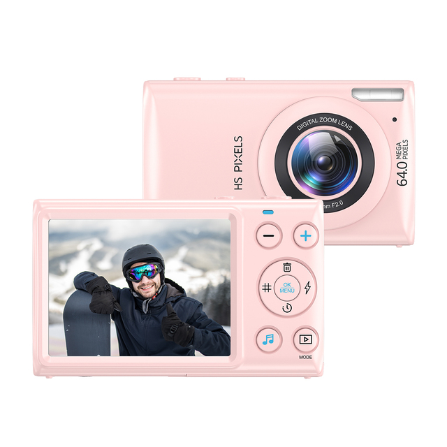 Cheap Portable 4K 64MP 18X Digital Zoom Digital Cameras Vlog Camera with Photo and Video Recording and Auto Focus Zoom Function