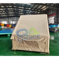 Tentes gonflables d'extérieur Camping tente pneumatique Portable Oxford tente en coton étanche