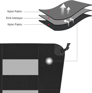 कुत्ते की कार बैकसीट बाधा, पैडड और टिकाऊ नायलॉन नेट पालतू बाधा, 2 मेष खिड़कियों के साथ वाहन यात्रा कुत्ते बाड़, - Product Image 3