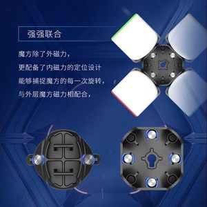 <span class=keywords><strong>Diansheng</strong></span> MS3-V1-6 3x3教育玩具インテリジェント高品質プラスチック玩具マジックキューブ子供用スムーズスピード - Product Image 4
