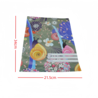 Protège-cahiers PVC personnalisés B5 A4 pour étudiants, plats avec pochette, finition brillante/mate/givrée, imprimés offset – Vente en gros
