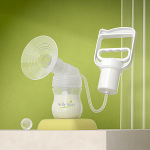 Anly <span class=keywords><strong>Kiss</strong></span> Tire-lait manuel sans BPA Silicone de qualité alimentaire avec biberon de bébé Tire-lait maternel - Product Image 2