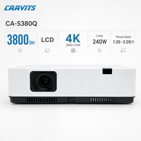 Projecteur CAAVITS 4000 lumens 4K intelligent 3840x2160 3LCD laser, installation professionnelle pour l'éducation, les musées, les expositions