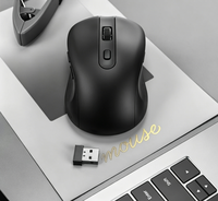 Souris ergonomique sans fil 2,4 GHz Plug and Play CM695, 6 boutons programmables, DPI réglable, souris d'ordinateur pour ordinateur portable et PC