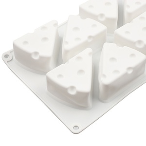 Molde de Silicona para Pastel con Forma de Queso TangChu, Molde para Repostería, Helados y Postres, Modelo G-11, 31x19x4.5CM - Product Image 3