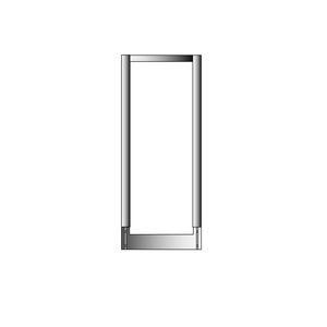 Fami CAMPATA BASE SINGOLA SERIE TR 303X350X1010 MM GALVANIZED BRACKET - Product Image 1
