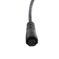Connecteur de câble d'alimentation YRNOVA M12 IP67 étanche 2A 250V, 3 broches circulaires en cuivre, boîtier ABS/Nylon, mâle/femelle, pour éclairage LED