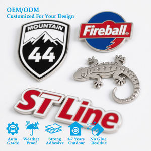 25 + años fabricante profesional ABS coche emblema personalizado a prueba de clima coche insignia emblema - Product Image 1