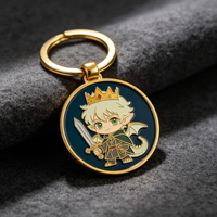 Accessoire en alliage de zinc pour peinture à l'huile, personnage de dessin animé Lord