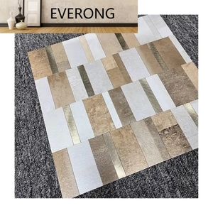 Autocollant de sol en PVC auto-adhésif de luxe Carrelage de mosaïque en marbre imperméable à peler et à coller - Product Image 2