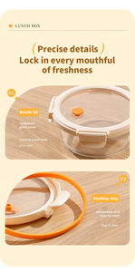 Recipientes de Vidrio para Almacenamiento de Alimentos 2026, con Tapas de Vidrio Templado, Herméticos, de Vidrio Borosilicato de Alta Calidad - Product Image 6