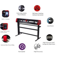 Cortadora de Vinilo Skycut V48 Original, con Posicionamiento por Cámara V24 V60, Corte Automático de Contornos, Alta Velocidad y Precisión