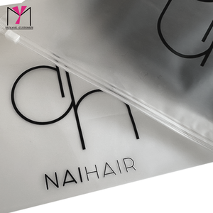 Hot Sale Custom <b>Plastic</b> Zipper <b>Bag</b> <b>for</b> Hair Custom Printed Logo <b>Packaging</b> <b>Plastic</b> <b>Bag</b> - Product Image 6