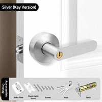 Cerradura Inteligente Tuya con Manija de Palanca y Huella Dactilar, Control por Aplicación, Entrada sin Llave, Cerradura Digital para Puerta de Madera, Hotel, Oficina